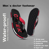 CIBEK Orthopedic Anti-Skid Lightweight Men's Flip Flops Slippers for Daily Comfort